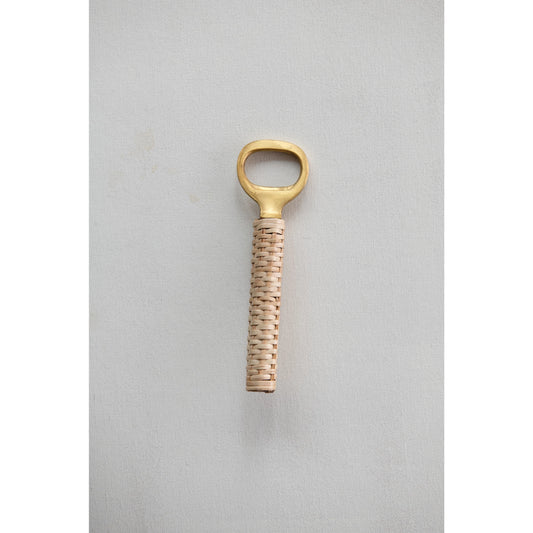 Bottle Opener with Bamboo Wrapped Handle