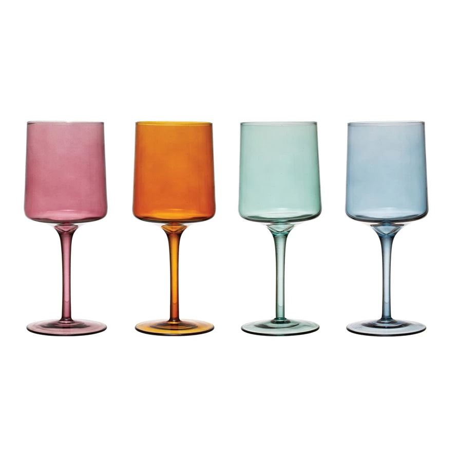 Stemmed Wine Glass - Multi