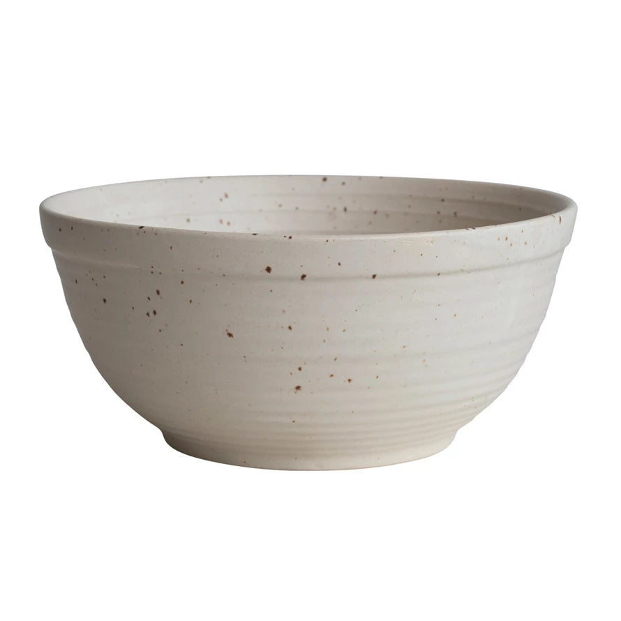 Speckled Stoneware Bowl - 2.5 Qt.