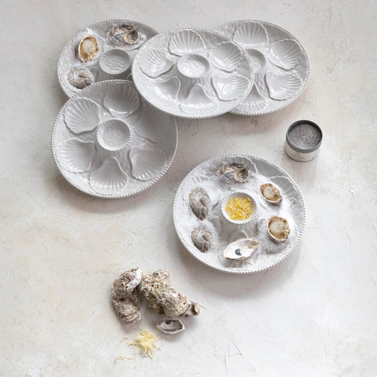 Oyster Plate - White