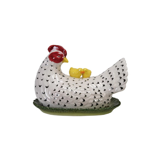 Vintage Hen Butter Dish