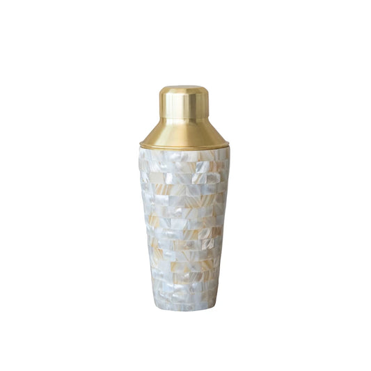 Cocktail Shaker - Mother of Pearl Inlaid