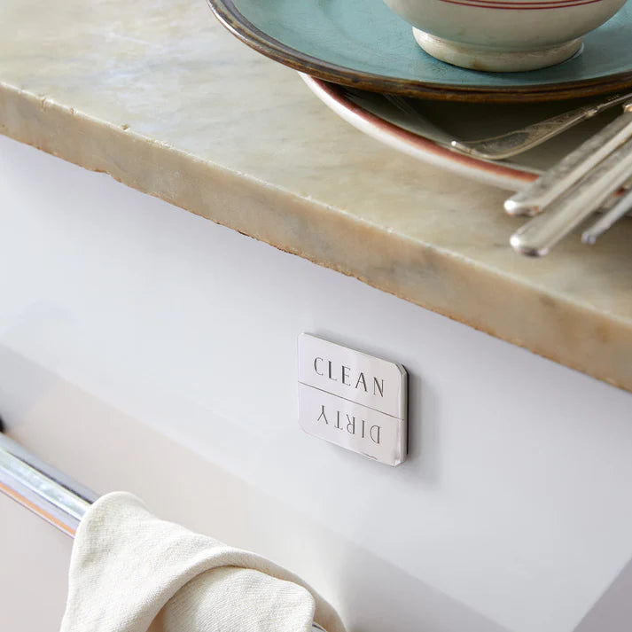 Nickel Clean/Dirty Dishwasher Magnet