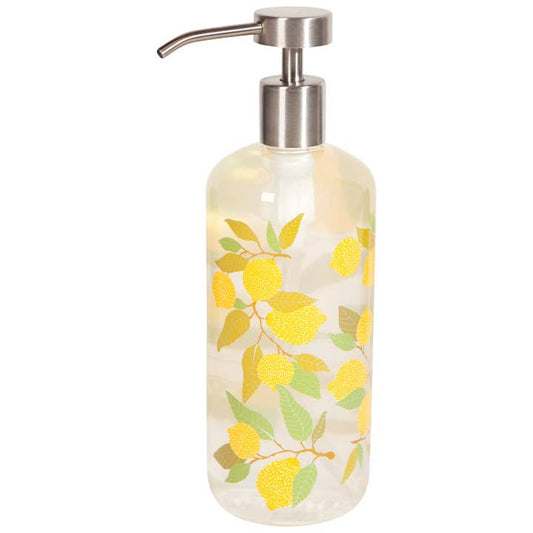 Glass Soap Pump - Lemons