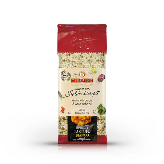 Risotto with Porcin and White Truffle Oil