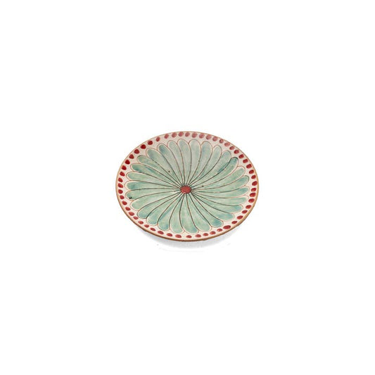 Red Daisy Ceramic Plate - Small