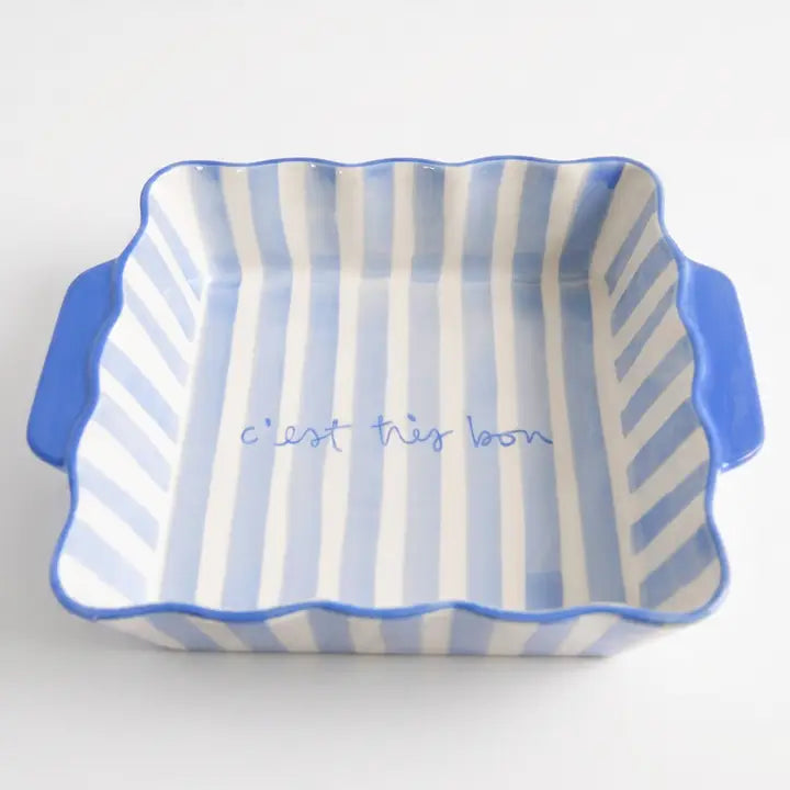 Kinsey Scallop Baker - Blue