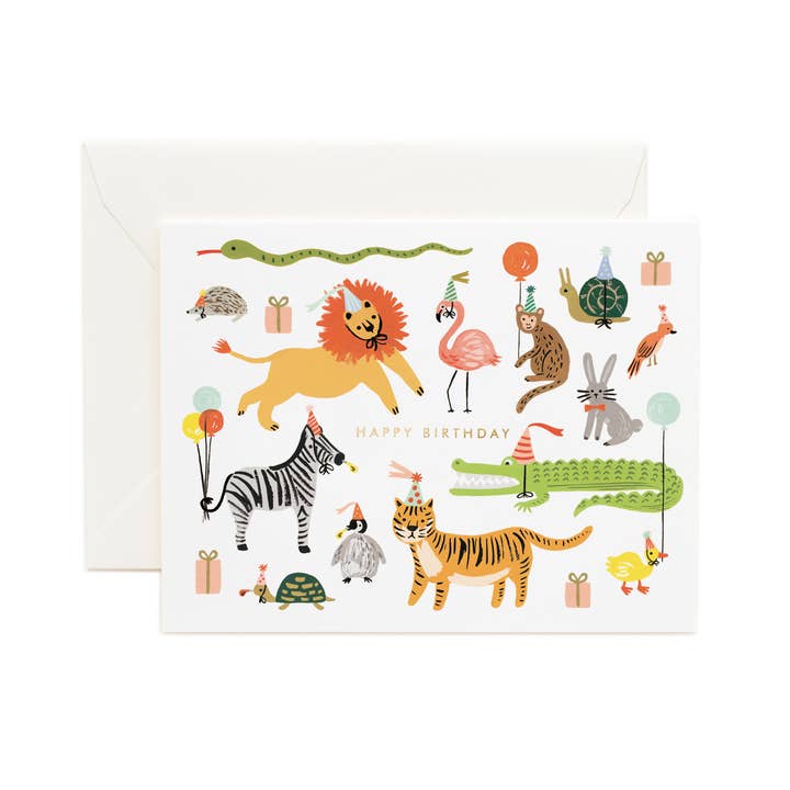 Rifle Paper Co Card - Party Animals