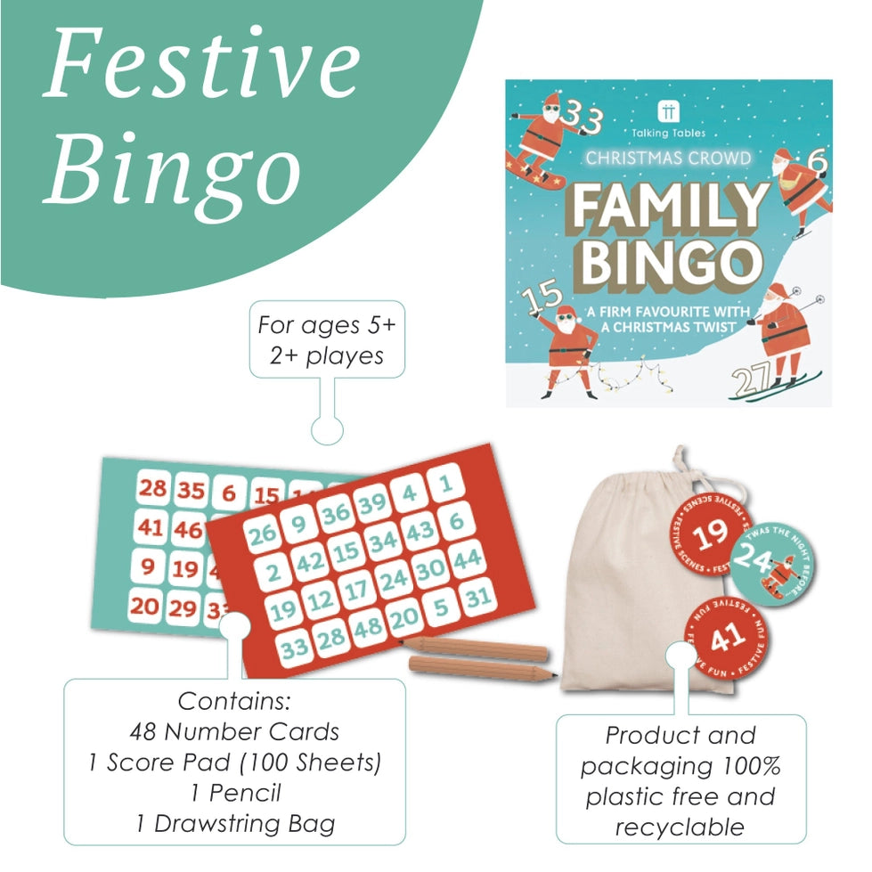 Christmas Crowd Festive Bingo