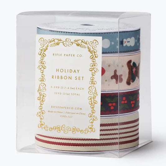 Rifle Paper Co Ribbon Set - Beary Christmas