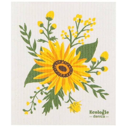 Swedish Dishcloth - Sunflower Splendor