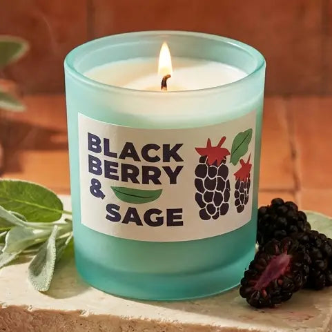 Rewined Market Blackberry & Sage Candle