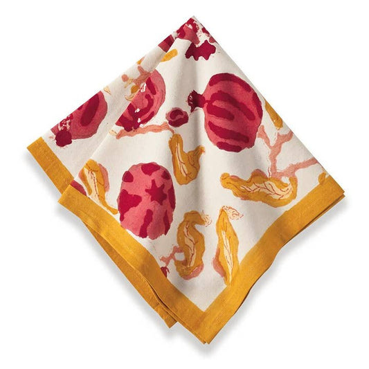 Napkin Set - Pomegranate Yellow/Red