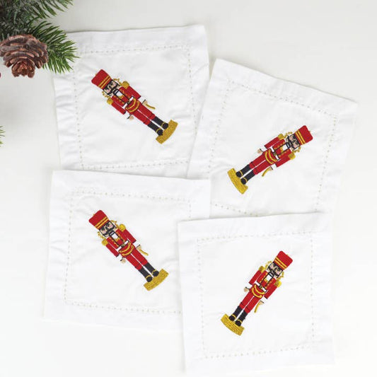 Cocktail Napkin Set - Nutcracker