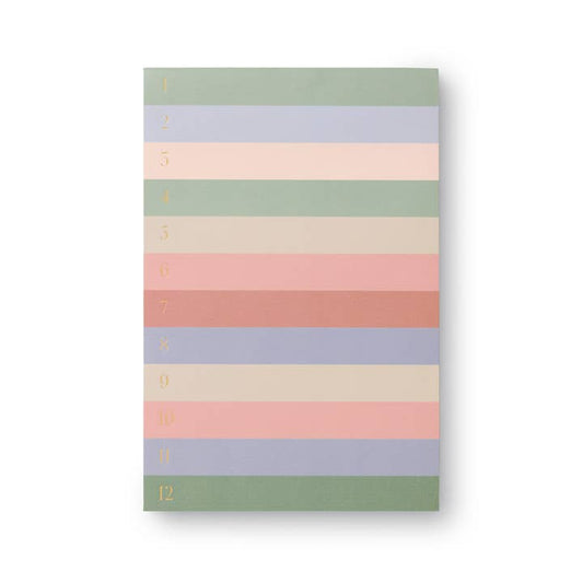 Rifle Paper Co Memo Pad - Numbered Muted Colorblock