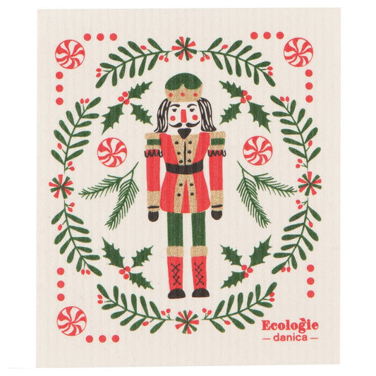 Swedish Dishcloth - Nutcracker