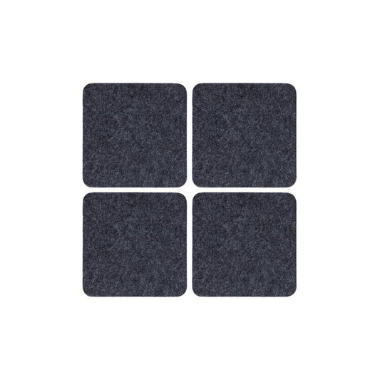 Graf Square Coaster Pack - Charcoal