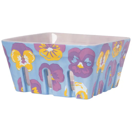 Pansy Berry Basket - Large