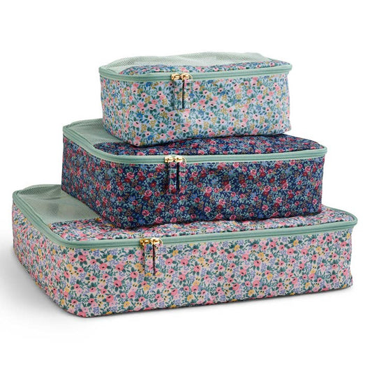 Rifle Paper Co Packing Cube Set - Rosa