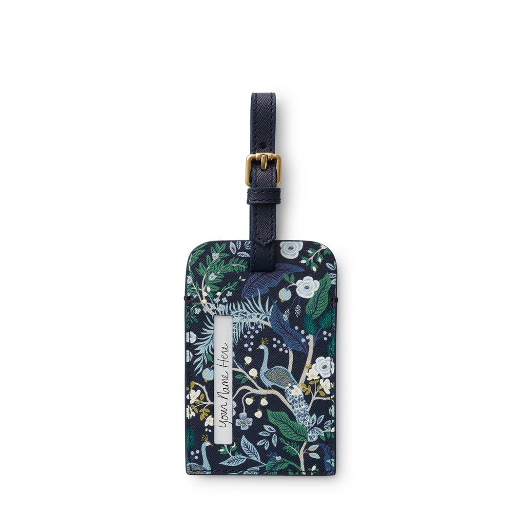 Rifle Paper Co Luggage Tag - Peacock