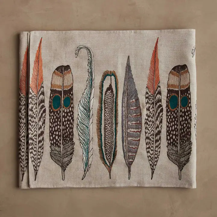 Table Runner - Feathers