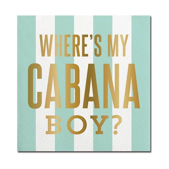 Paper Napkins - Cabana Boy?