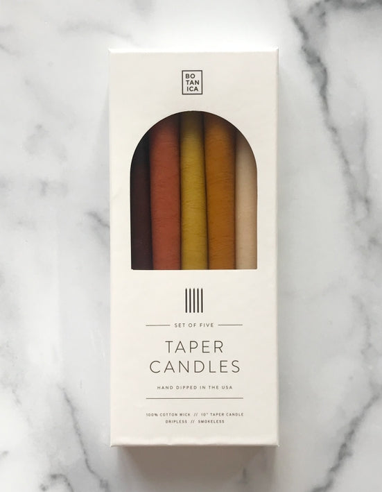 Zodiac Taper Candles - Earth