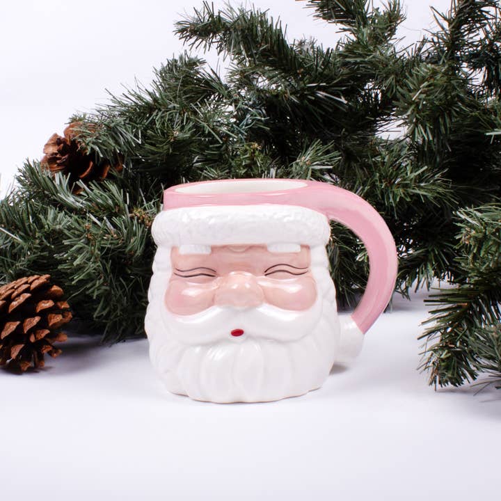 Santa Mug - Pink