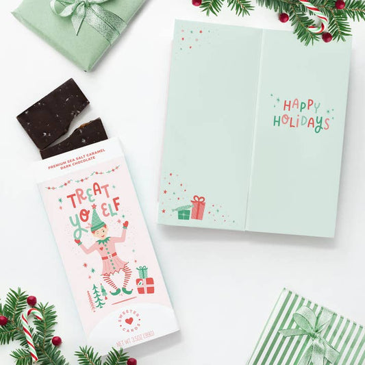 Chocolate-Filled Card - Treat Yo Elf