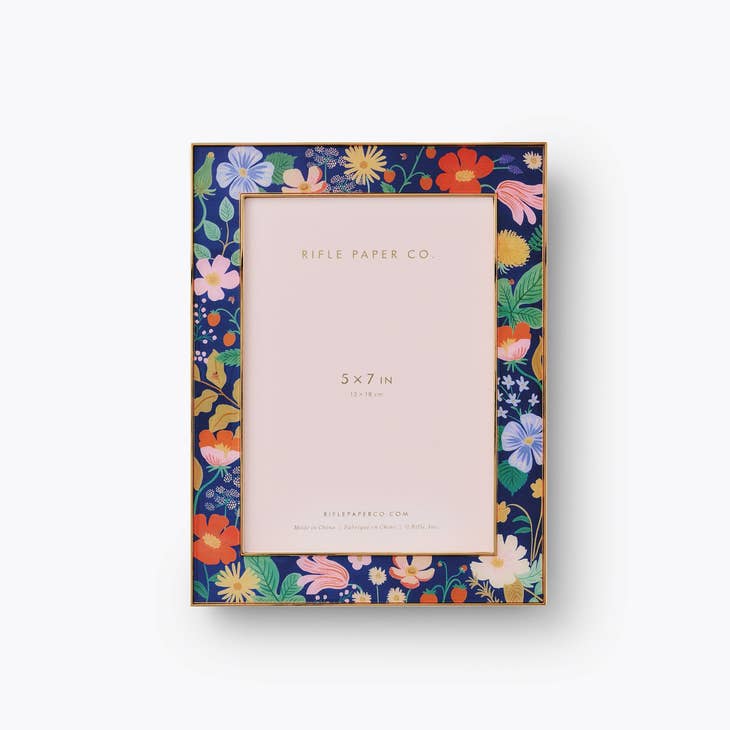 Rifle Paper Co 5x7 Picture Frame - Strawberry Fields