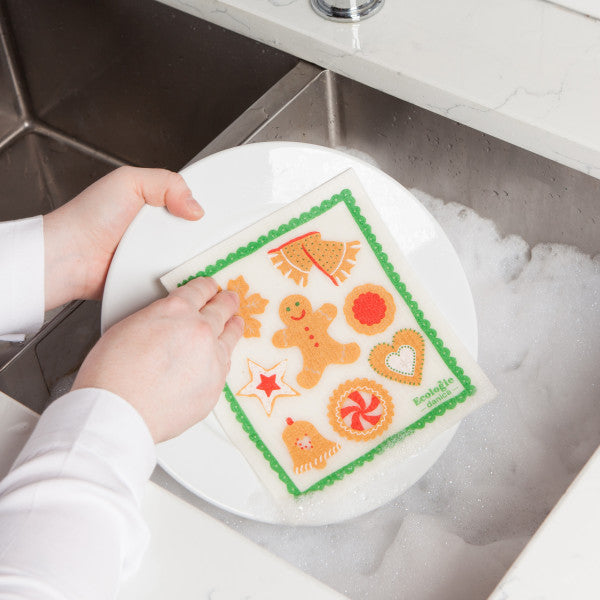 Swedish Dishcloth - Holiday Cookies