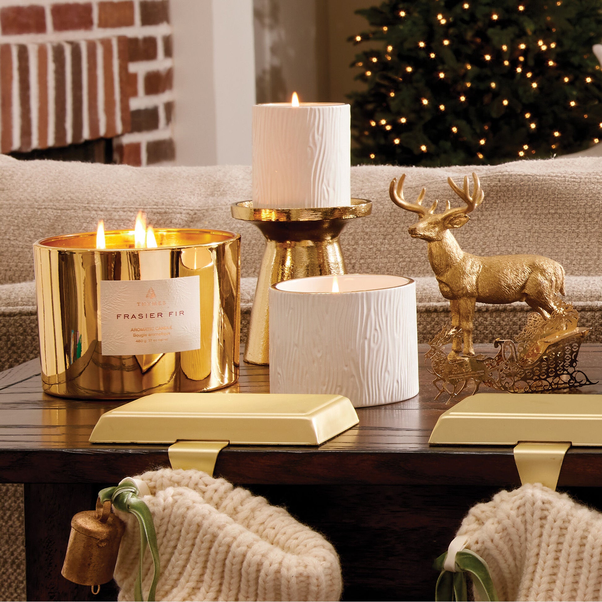 Frasier Fir Pine Needle 3-Wick Candle|Thymes