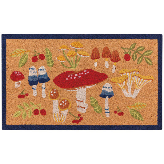 Coir Doormat - Field Mushrooms