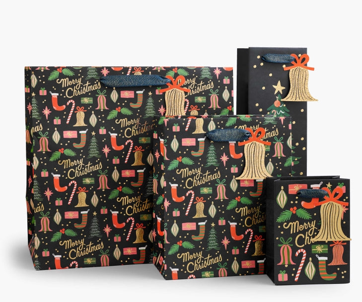 Rifle Paper Co Large Gift Bag - Deck the Halls