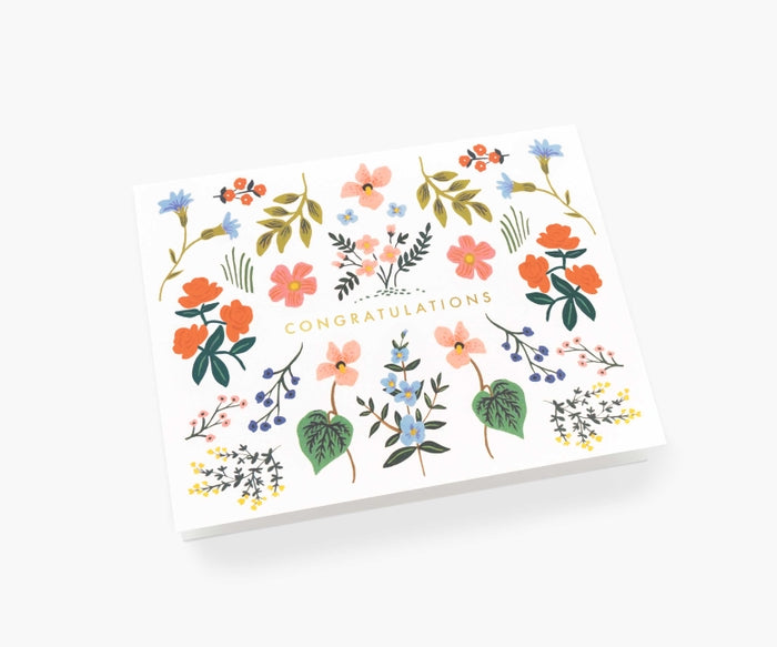 Rifle Paper Co Card - Wildwood Congrats