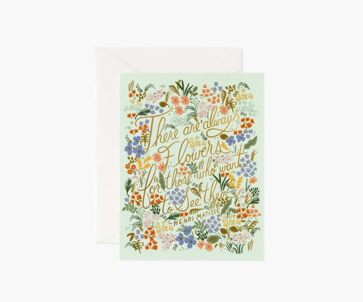 Rifle Paper Co Card - Matisse Quote – Relish Decor