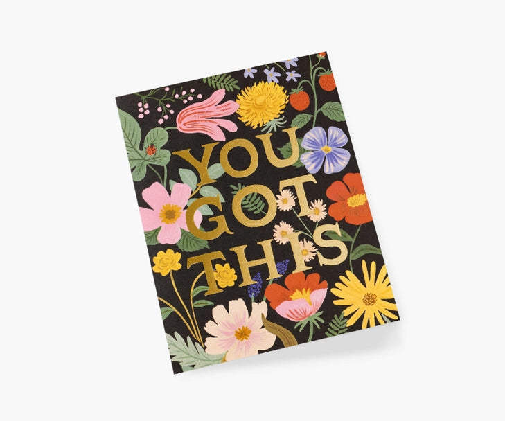 Rifle Paper Co Card - You Got This Strawberry Fields