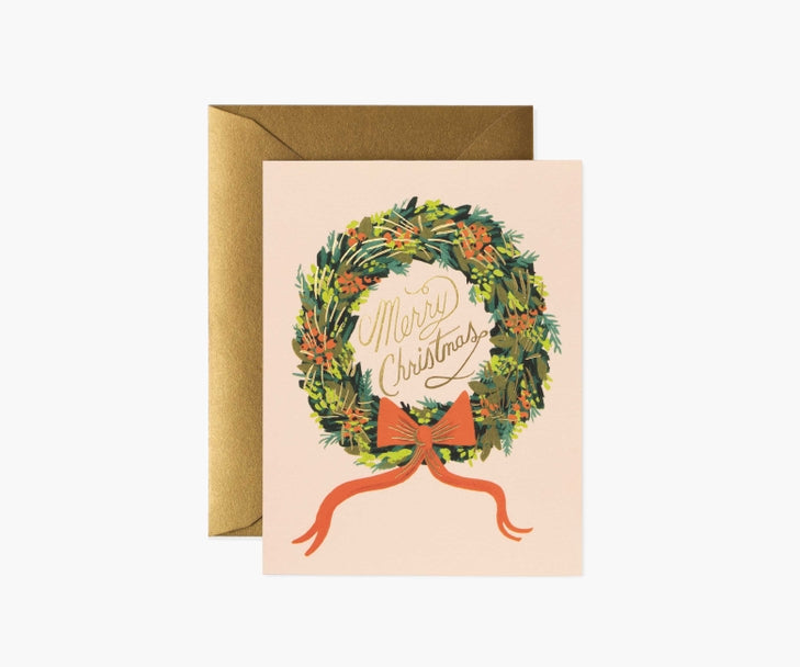 Rifle Paper Co Card - Christmas Wreath