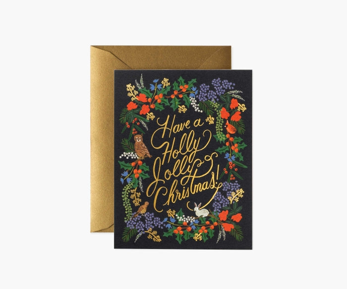 Rifle Paper Co Card - Holly Jolly