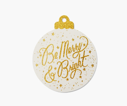 Rifle Paper Co Gift Tags - Be Merry and Bright