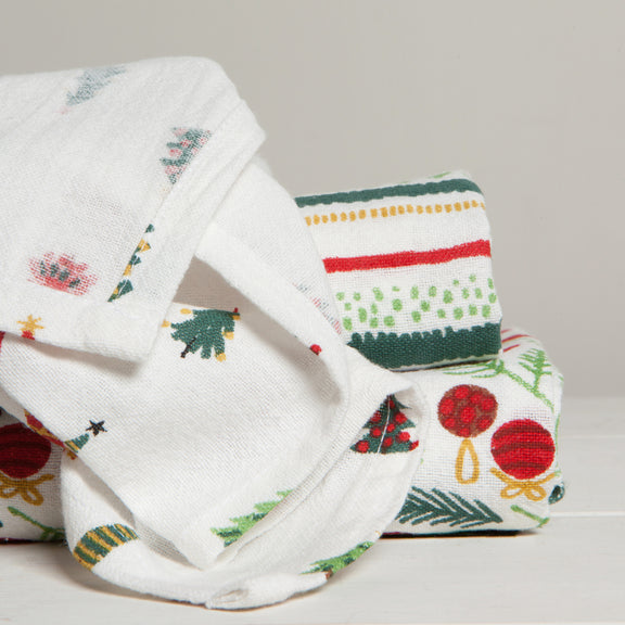 Bakers Floursack Set - Merry And Bright