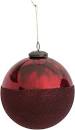 X-Large Bead Dipped Glass Ball Ornament