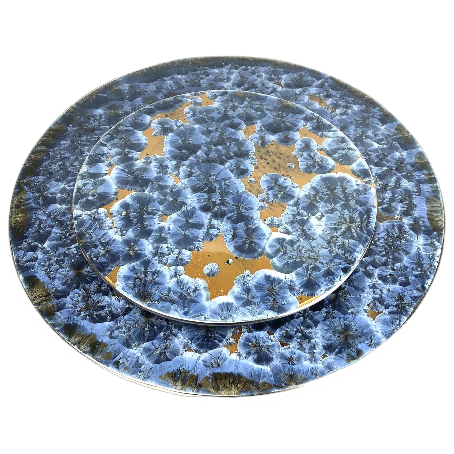 Borealis Large Lazy Susan - Frost Blue