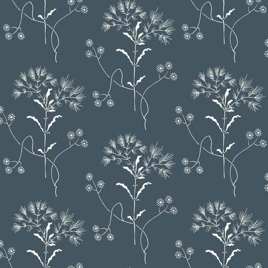 Magnolia Home Wildflower Wallpaper - Blue