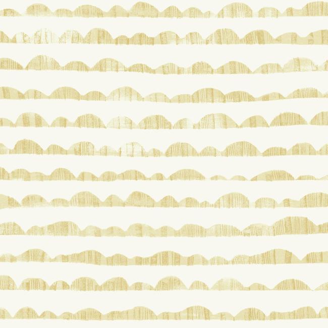 Magnolia Home Hill & Horizon Wallpaper - Goldfinch Yellow