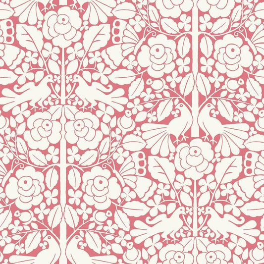 Magnolia Home Fairy Tales Wallpaper - Pink Coral