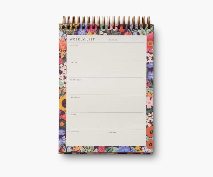 Rifle Paper Co Desktop Weekly Planner - Blossom