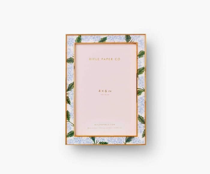 Rifle Paper Co 4x6 Picture Frame - Hydrangea