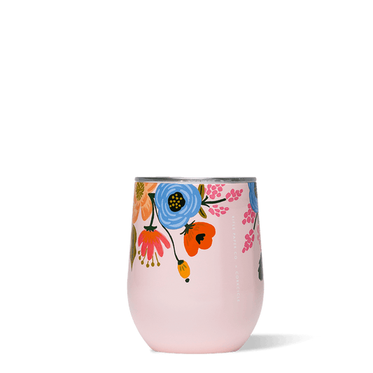 Rifle Paper Co x Corkcicle Stemless Tumbler - Blush Lively Floral