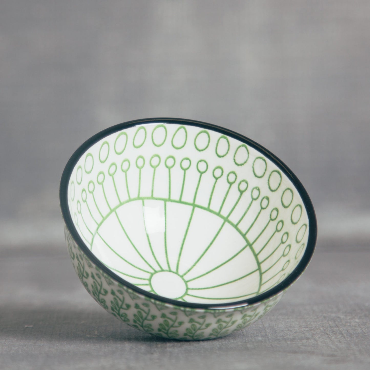 Stamped Stoneware Lotta Bowl - Brights